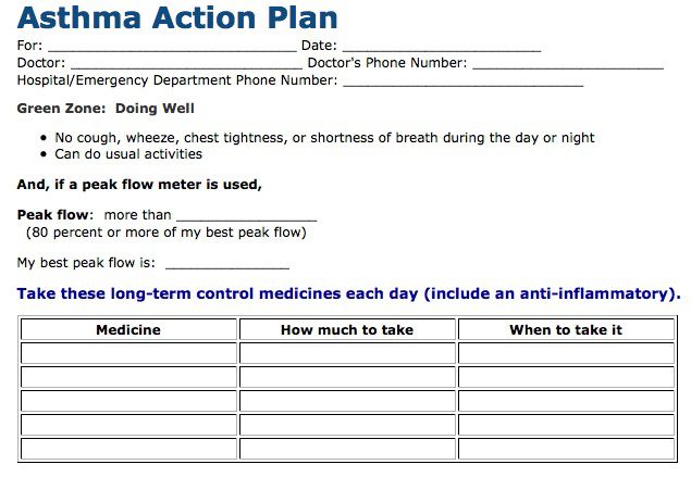 astma handlingsplan, astma kontroll, ditt største, eller ikke, ikke astma