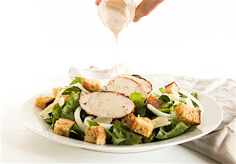 Caesar salater, Denne oppskriften, dijon sennep, Ernæring Etikett