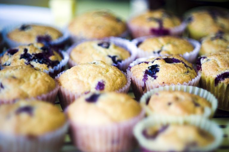 blåbær eller, muffin hver, muffin kopper, porsjon Kalorier, salt vanilje, silikon muffin