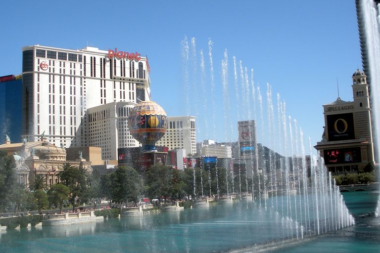 året rundt, også veldig, stort kasinohotell, Vegas Strip