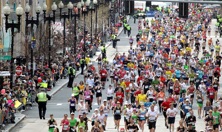 Boston Marathon, april klokka, mandag april, 2017 Boston
