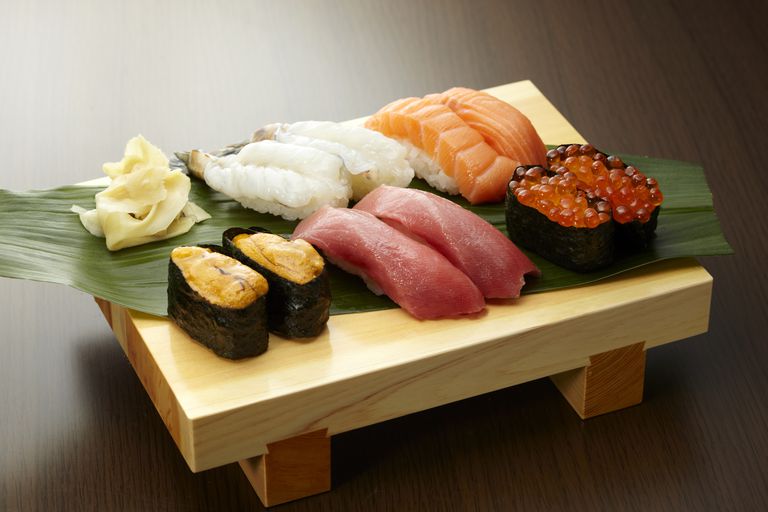 nesten alltid, andre ingredienser, glutenfri soyasaus, stedet sushi, ekte wasabi, faktisk ganske
