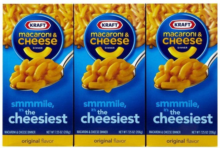 Kraft Cheese, Kraft Macaroni, 2016 forbrukere, kunstig matfargestoff, kunstige konserveringsmidler