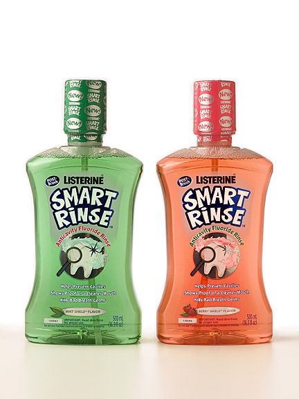Smart Rinse, Listerine Smart, Listerine Smart Rinse, barnet ditt, bruk Listerine, bruk Listerine Smart