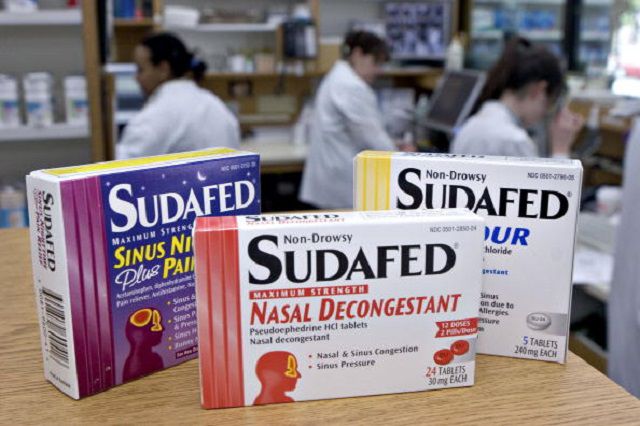 Sudafed Sudafed, aktive ingrediens, andre decongestants, bivirkninger Sudafed