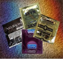 brukte kondomer, Myth Kondomer, menn kvinner, bruker kondom, forhindre graviditet