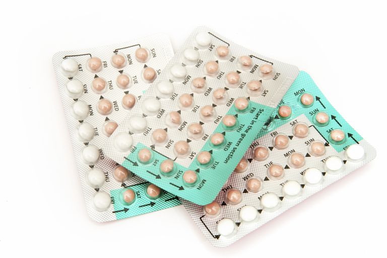 annen farge, hver pillepakke, ikke hormoner, mikrogram østrogen, progestin hver