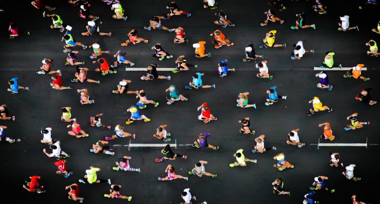 alder kjønn, Boston Marathon, kjøre maraton, Marathon Training, andre løpere