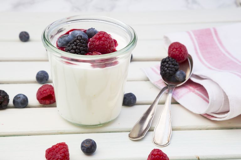 gresk yoghurt, kilde karbohydrat, servering frukt, sukkerfritt søtningsmiddel, bruke gresk